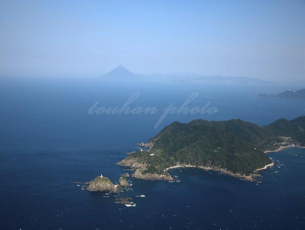 佐多岬(九州本島最南端)霧島錦江湾国立公園より開聞岳(2012/10)