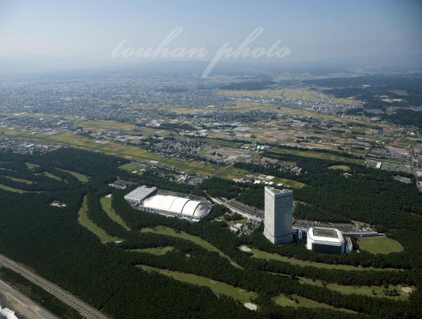 シーガイヤ周辺より宮崎市街地(2012/10)