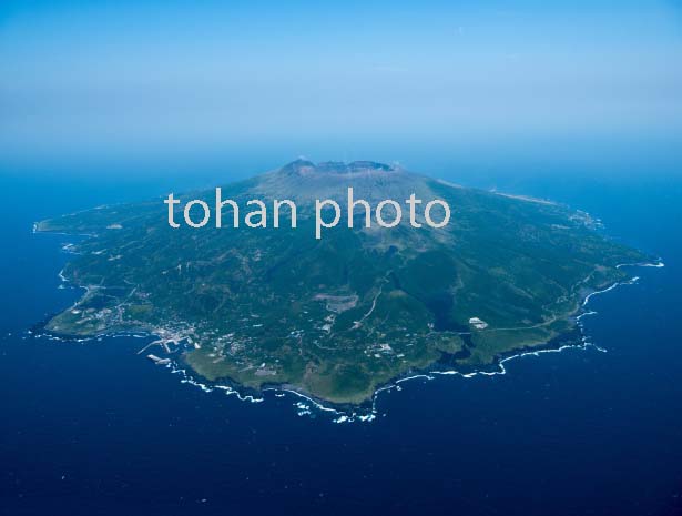 三宅島全景(伊豆諸島)富士箱根伊豆国立公園(2016/5)