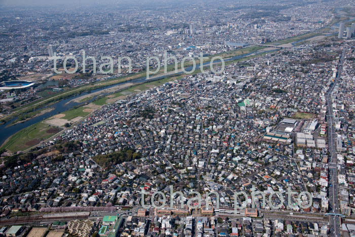 田園調布駅と高級住宅地の町並み(2018/3)