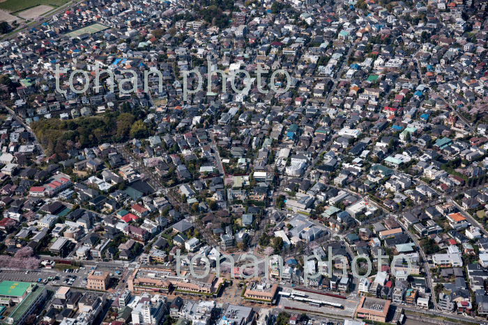 田園調布駅と高級住宅地の町並み(2018/3)