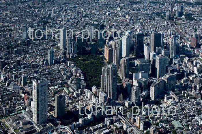 新宿西口ビル群周辺(2018/8)