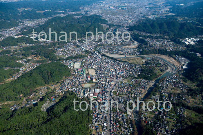 あきる野市五日市の町並み周辺(2019/11)