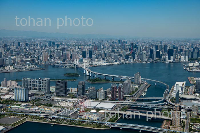 青海,お台場周辺より東京の街並み(2020/5)