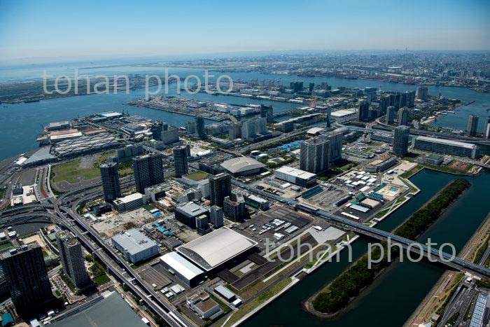 有明周辺より東京港方面(2020/5)