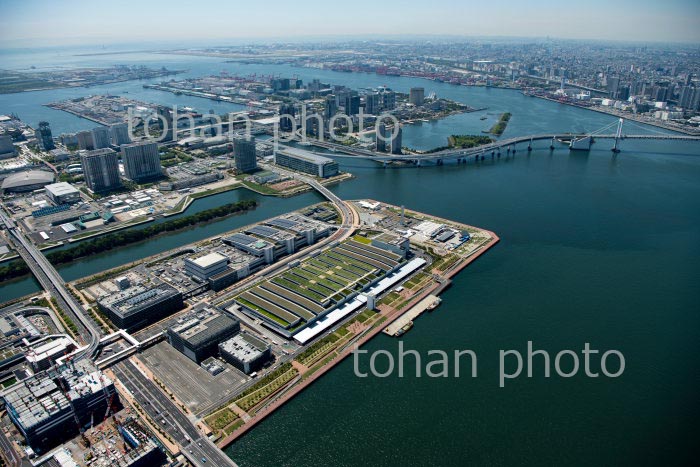 東京都中央卸売市場豊洲市場周辺より有明,お台場方面(2020/5)