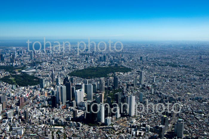 新宿周辺より東京の街並み(2020/8)