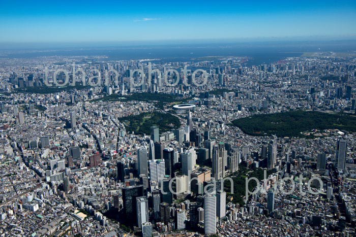 新宿周辺より東京の街並み(2020/8)