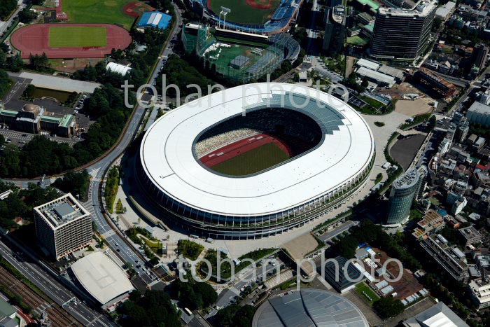 新国立競技場周辺(午後)(2020/8)