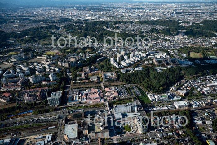 南大沢駅と東京都立大学南大沢キャンパス周辺(2020/10)