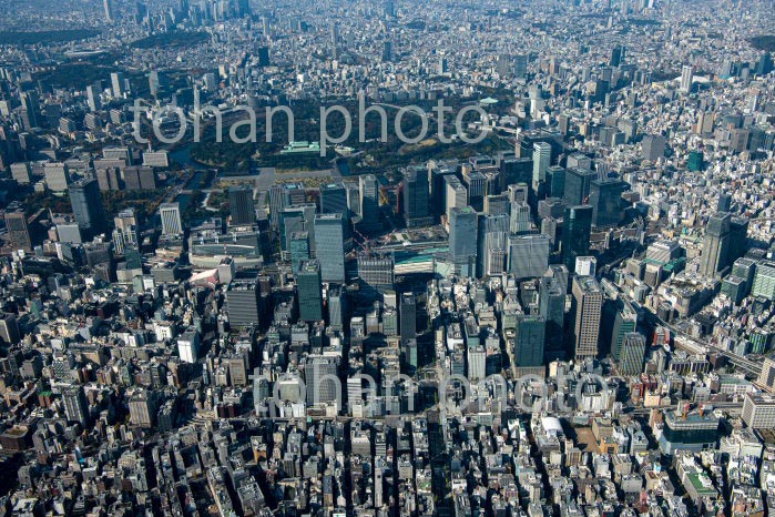 八丁堀,八重洲周辺より東京駅方面(2020/11)