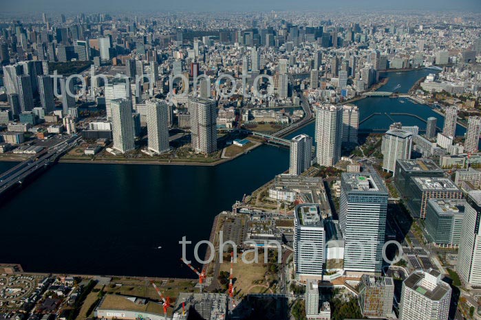 豊洲周辺より東京の街並み(2020/11)