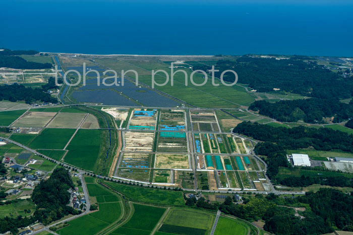 小高区行津とメガソーラーの風景(2023728)