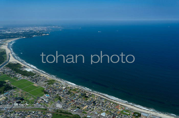 勿来駅より勿来(菊多浦)の海岸線(2023728)