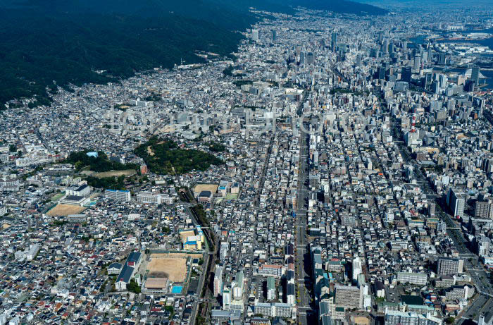 長田区,兵庫区周辺より神戸の街並み(20231018)