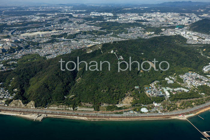 鉢伏山と須磨浦公園(源平一の谷合戦跡)周辺(20231018)