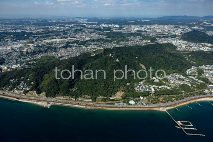 鉢伏山と須磨浦公園(源平一の谷合戦跡)周辺(20231018)