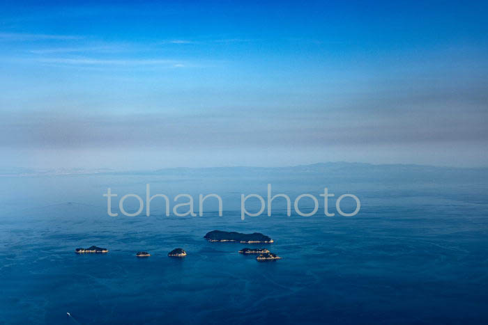 瀬戸内海と小島群(松島,桂島,小ツフラ島,大ツフラ島,三ッ頭島,長島)(20231018)