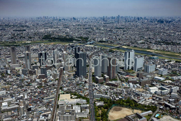 武蔵小杉駅周辺より東京方面(202354)