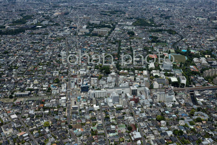 成城学園前駅と住宅地(202354)