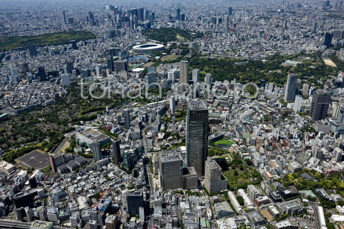 赤坂周辺より新宿方面の街並み(202354)