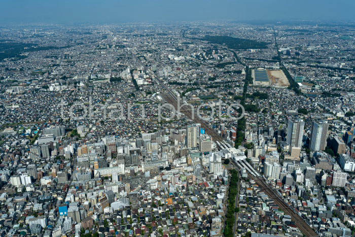 三鷹駅周辺より立川方面(2023728)