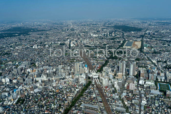 三鷹駅周辺より立川方面(2023728)