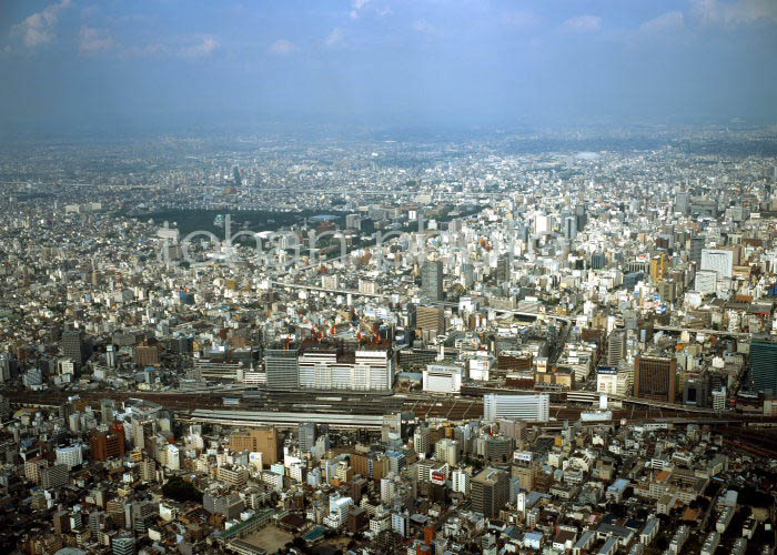 名古屋駅周辺より市街地(1998)