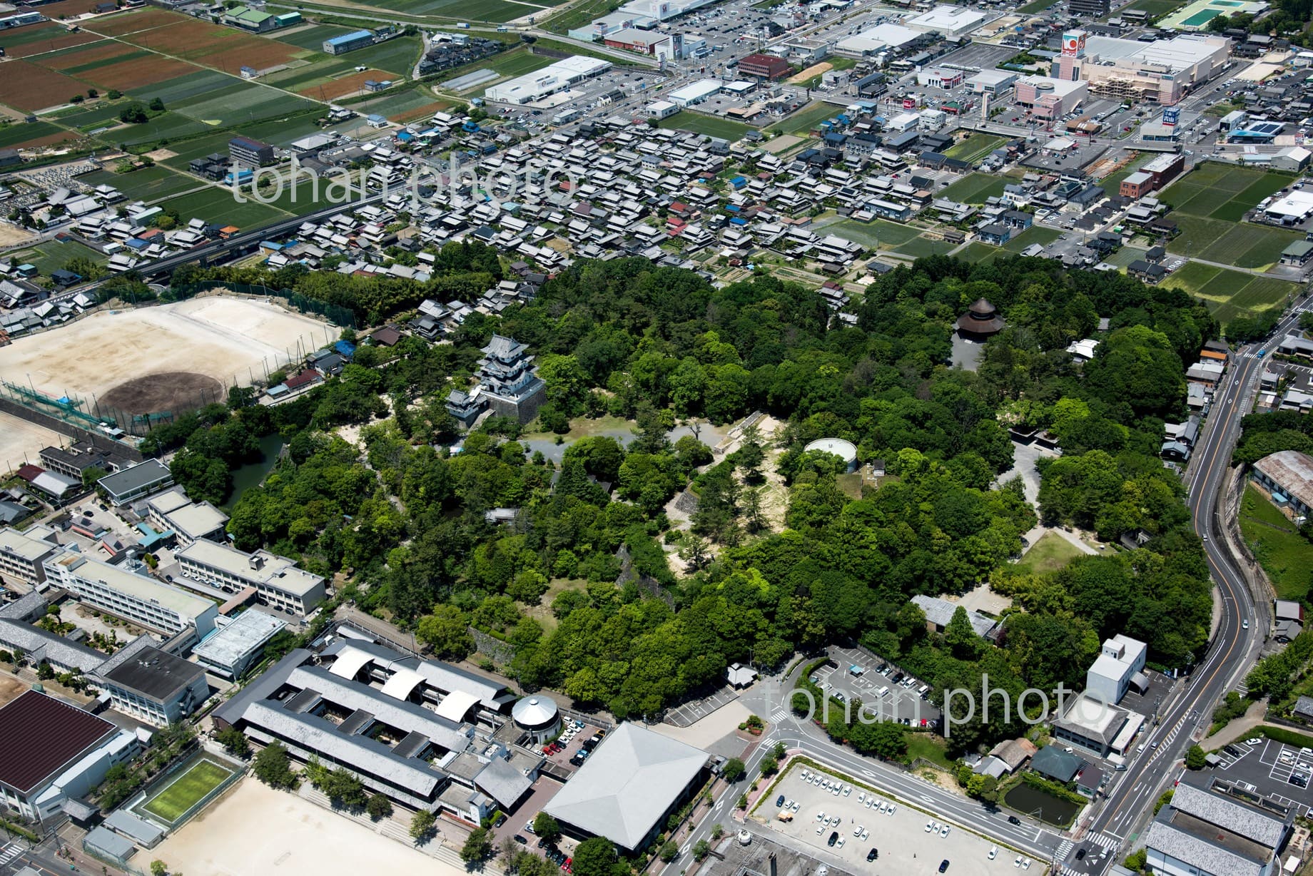 伊賀上野城(白鳳城)と上野公園(日本百名城)-三重