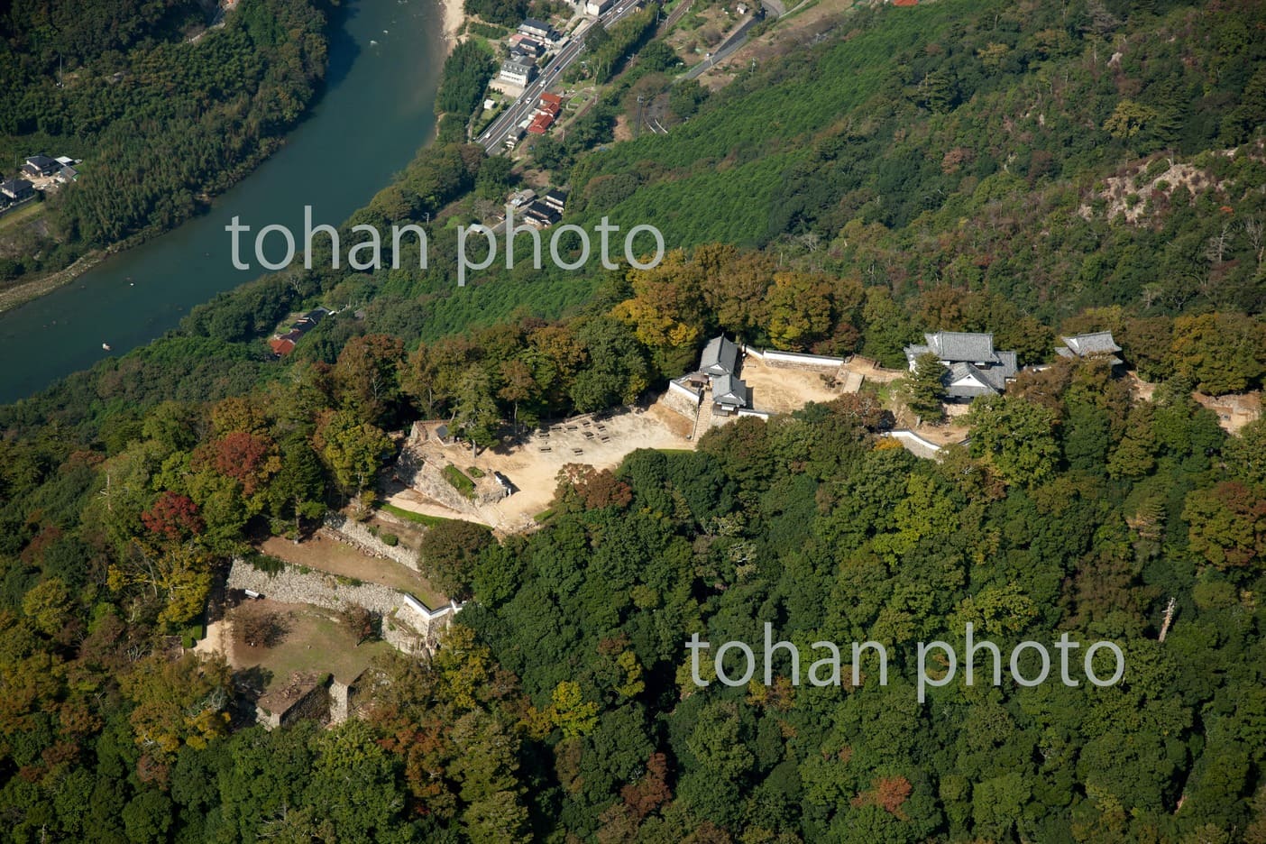 備中松山城(高梁城)日本百名城,日本三大山城)臥牛山-岡山