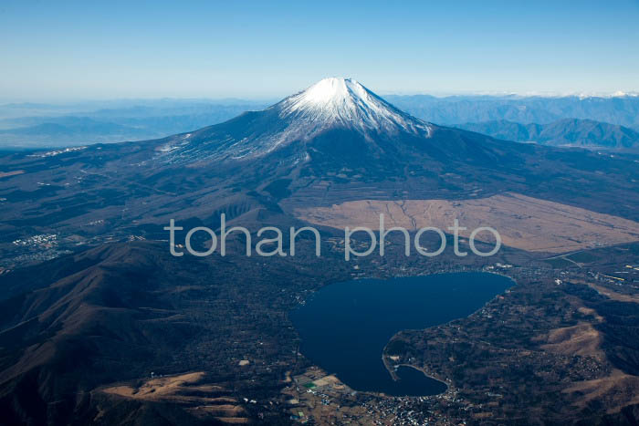 富士山(山梨県南都留郡山中村,山中湖より富士山)2012,01