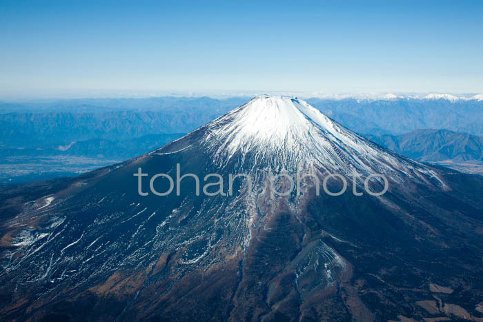 富士山 (富士吉田市より富士山)2012,01