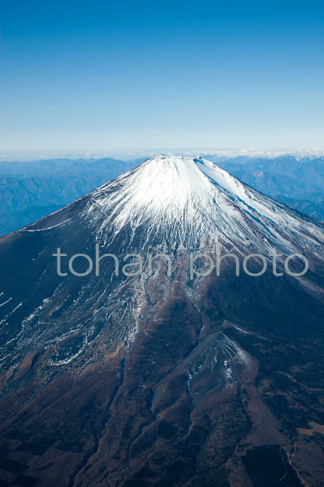 富士山 (富士吉田市より富士山)2012,01