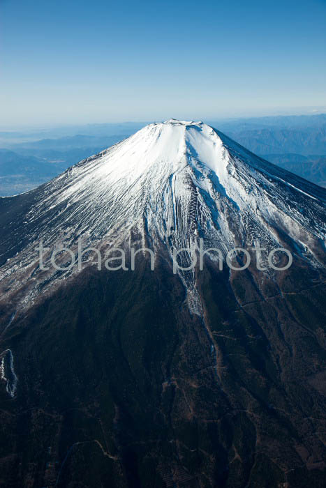 富士山 (富士吉田市より富士山)2012,01