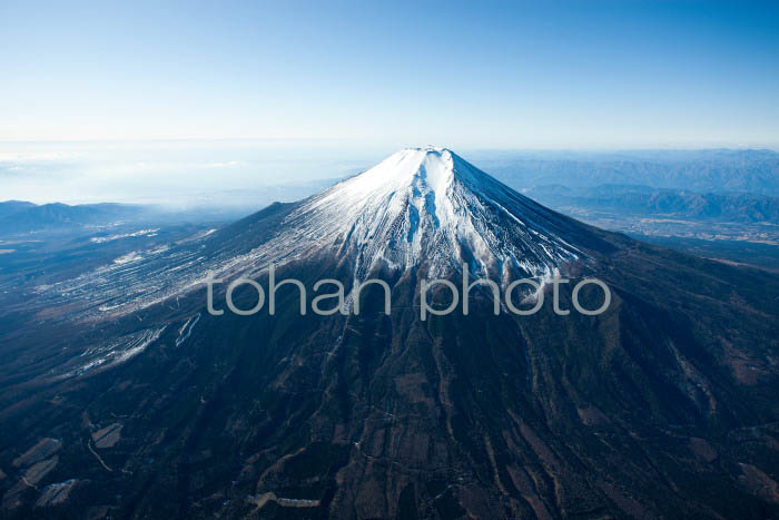 富士山 (富士吉田市より富士山)2012,01