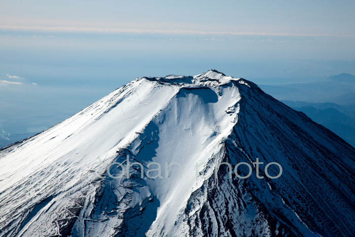 富士山山頂付近(山梨県南都留郡)2012,01