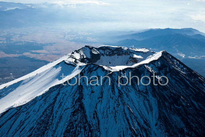 富士山山頂付近(山梨県南都留郡)2012,01