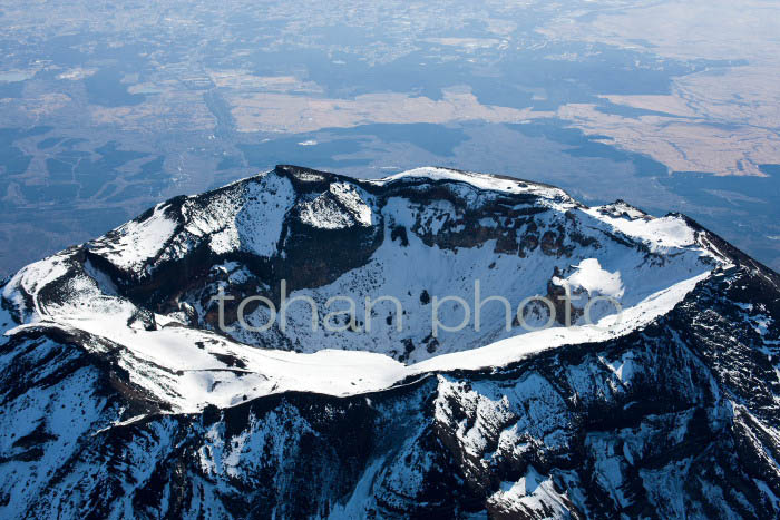 富士山頂付近(静岡県富士宮市)2012,01