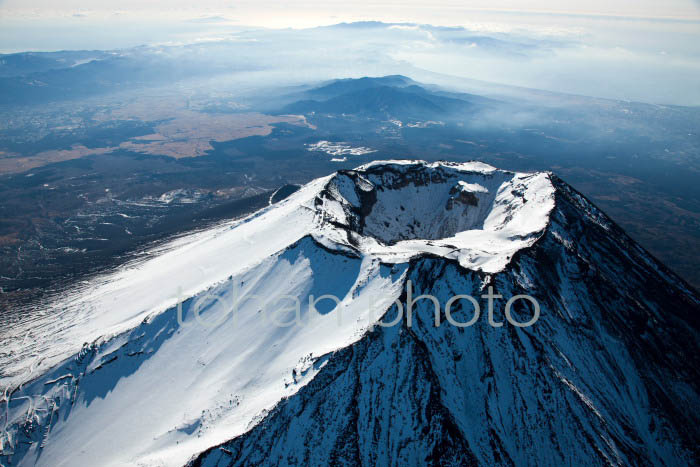 富士山頂付近(山梨県南都留郡)2012,01