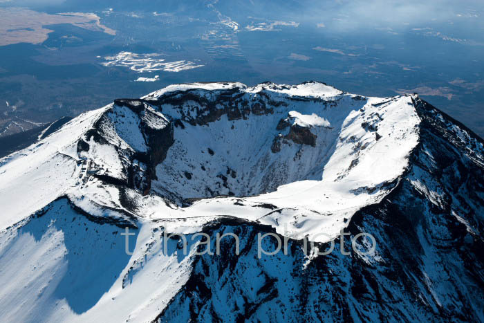 富士山頂付近(山梨県南都留郡)2012,01