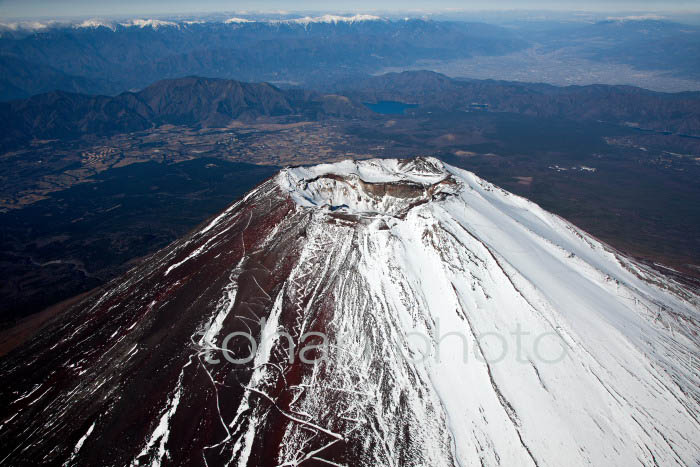 富士山頂周辺(静岡県駿東郡小山町)2012,01