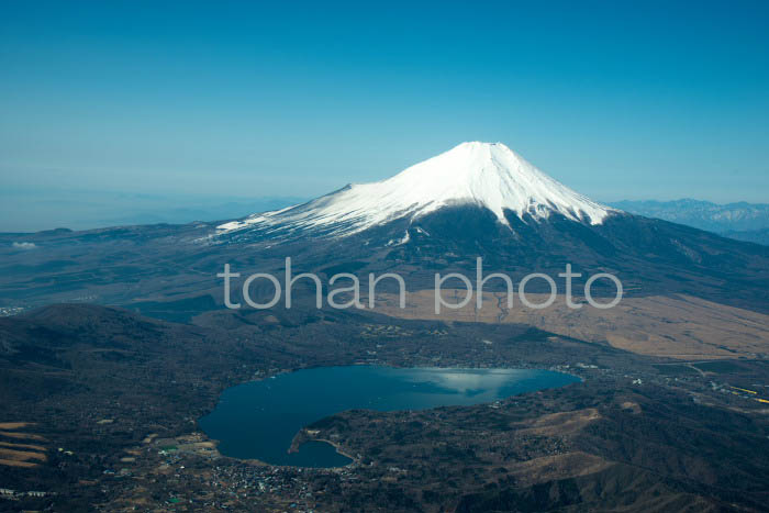 山中湖より富士山(山梨県南都留郡山中湖村)201303