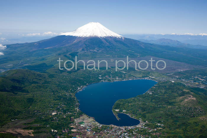 山中湖より富士山(山梨県南都留郡山中湖町)201305