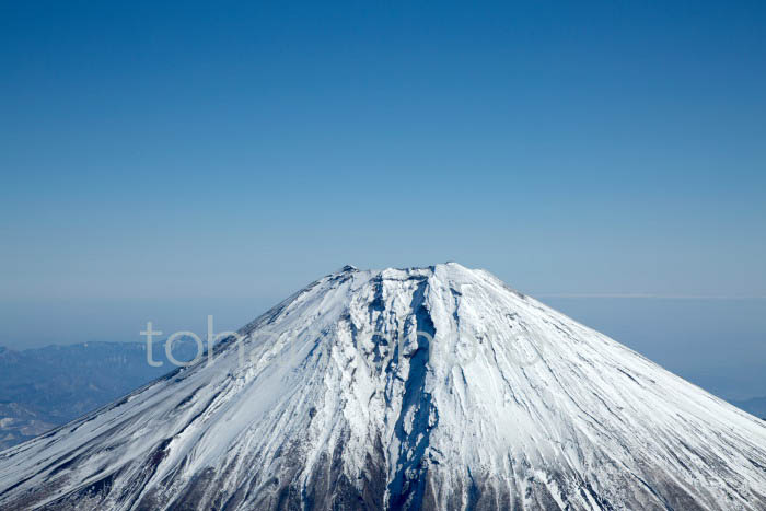 富士山と大沢崩れ(静岡県富士宮市)201602