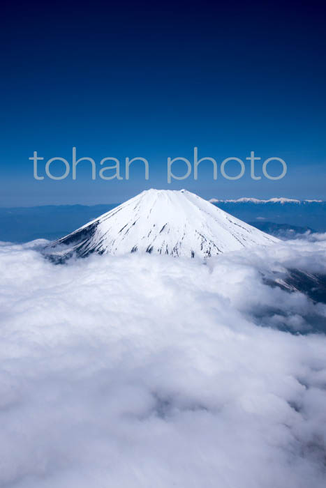 富士山と雲海(静岡県駿東郡)201804