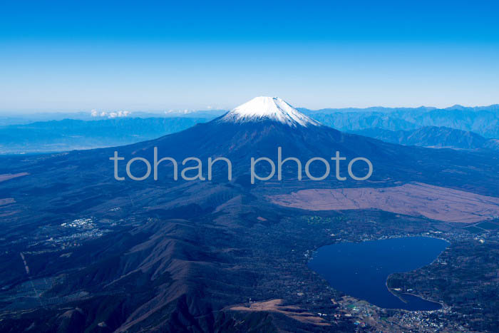 山中湖より富士山(山梨県南都留郡山中湖村)201811