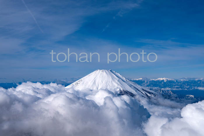 雲海と富士山(山梨県南都留郡)201912