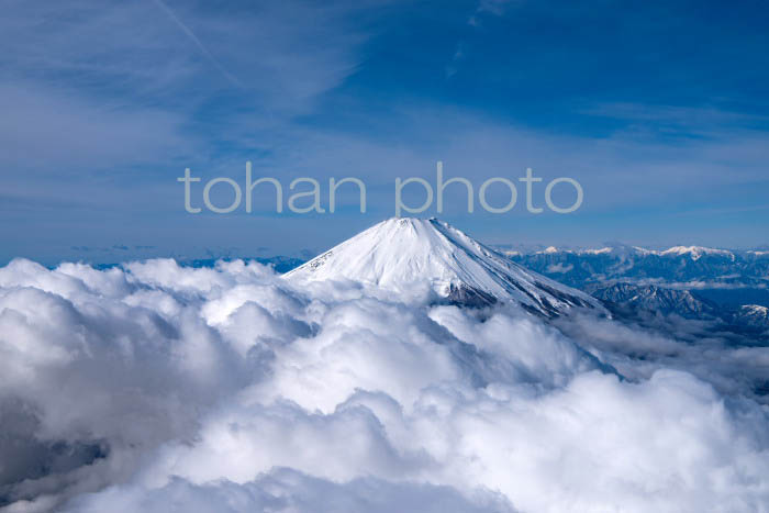 雲海と富士山(山梨県南都留郡)201912