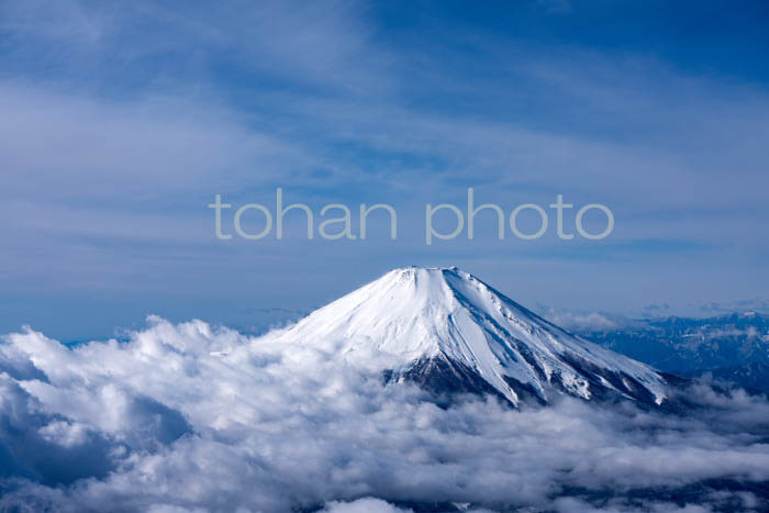 雲海と富士山(山梨県南都留郡)201912