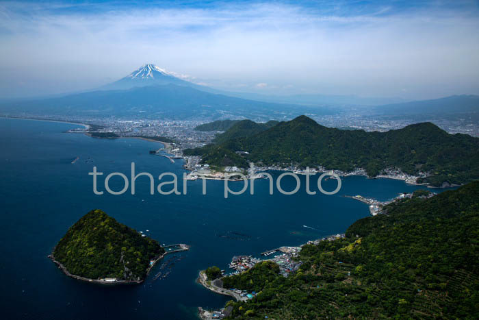 淡島,江浦湾,駿河湾より富士山(静岡県沼津市)201505